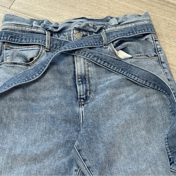 Abercrombie & Fitch Belted Ultra High Rise Super Skinny Ankle Jeans - Picture 2 of 10